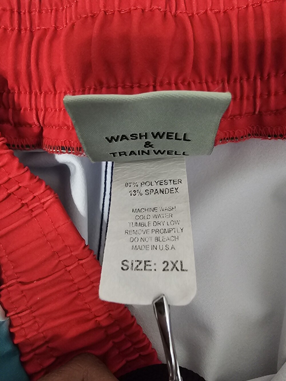 Shoyoroll Uniforms USA Made Active Combat Shorts 2XL Red Blue Colorblock - Picture 6 of 10